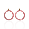 Oorbellen roze hoops Oorbellen roze hoops